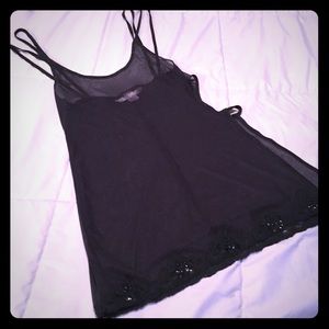Victoria’s Secret Sheer Black Chemise